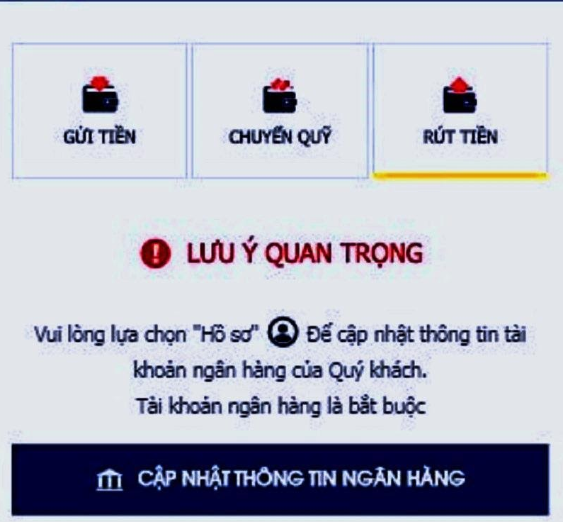 Rút tiền Mu88